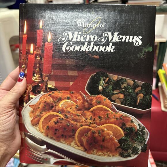 Book Other - 1986 Whirlpool Micro Menus Recipe Cookbook Color Padded Hardcover